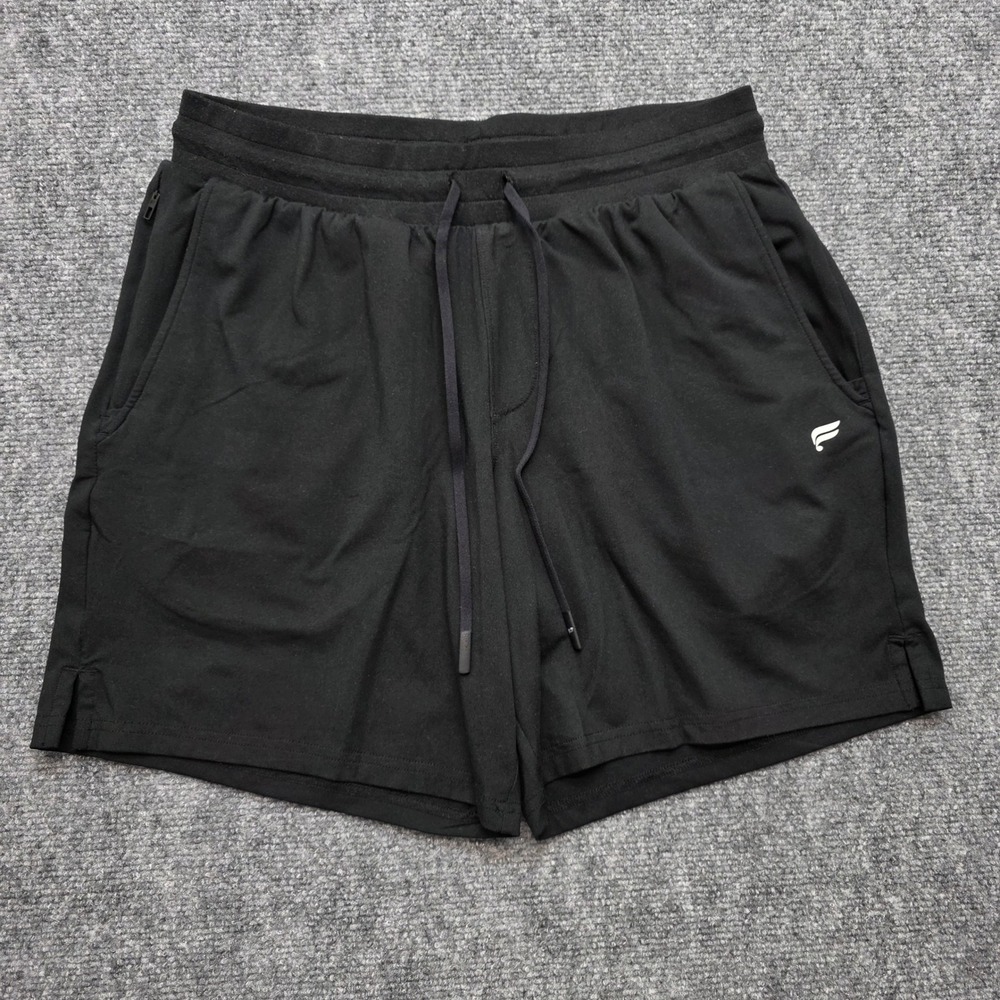 Fabletics The One Shorts Mens Small Black 6" Inseam Stretch Training Gym Running